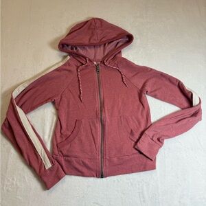 Live Love Dream Pink Jacket with White Stripes